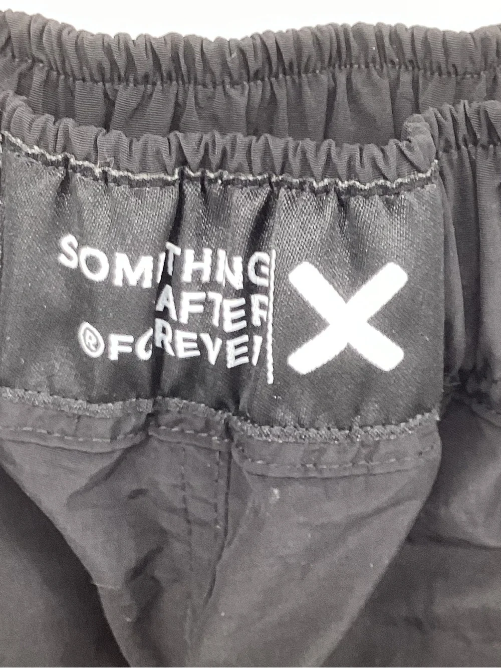 Something After Forever Black Relaxed Drawstring pants